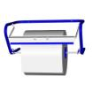 2 Wandhalter für Putzrollen 33,5 cm x 23,5 cm x 52,5 cm blau für Putzrollen